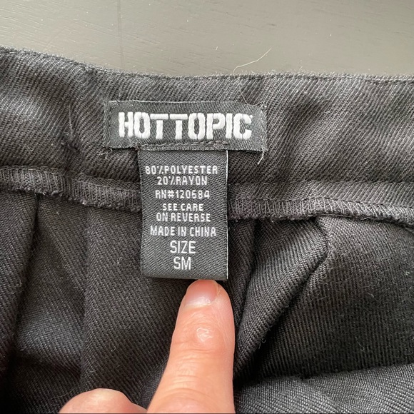 Hot Topic Black Pleated Cheer Skirt SM - Picture 2 of 5